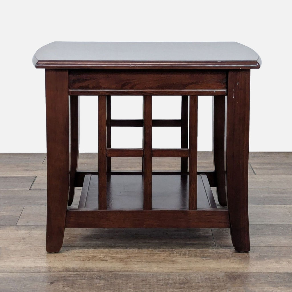 Basset One Drawer Wood Nightstand with Inlaid Top - Accepted Offer (45.95% discount)