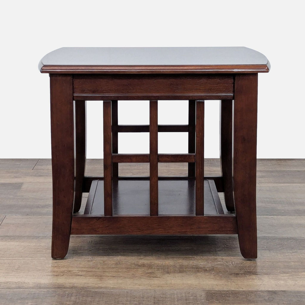 Basset One Drawer Wood Nightstand with Inlaid Top - Accepted Offer (45.95% discount)