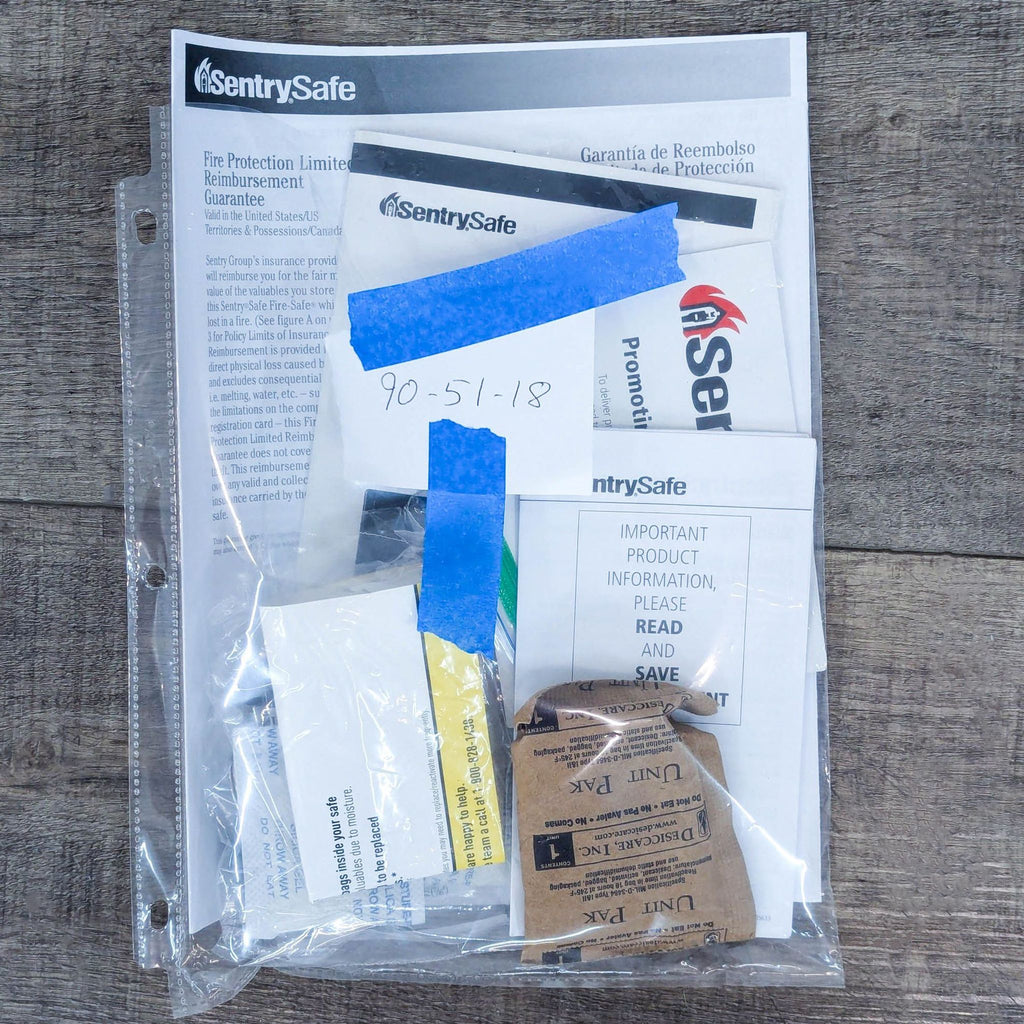 SentrySafe SFW123DSB Combination Water/Fire Safe