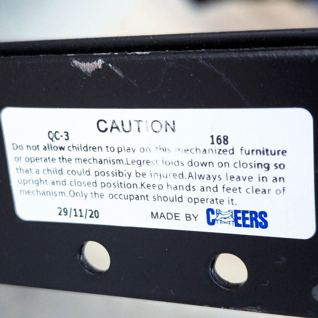 Macy’s Leiston Leather Dual Power Recliner with USB Power Outlet - Accepted Offer (26.47% discount)