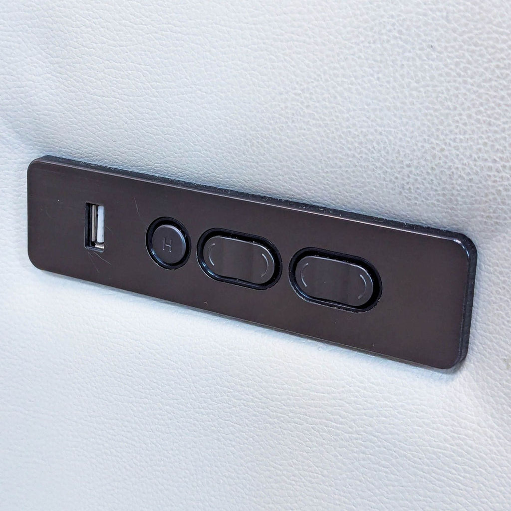 Macy’s Leiston Leather Dual Power Recliner with USB Power Outlet - Accepted Offer (26.47% discount)