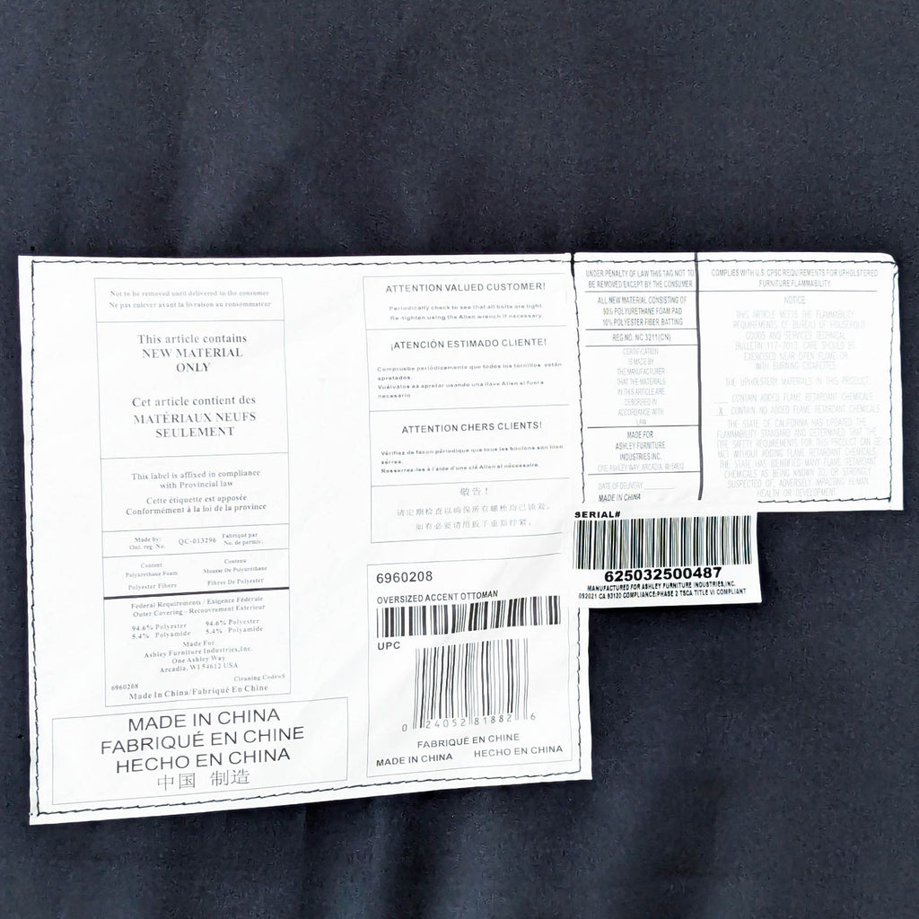 Ashley Furniture Margate Ottoman