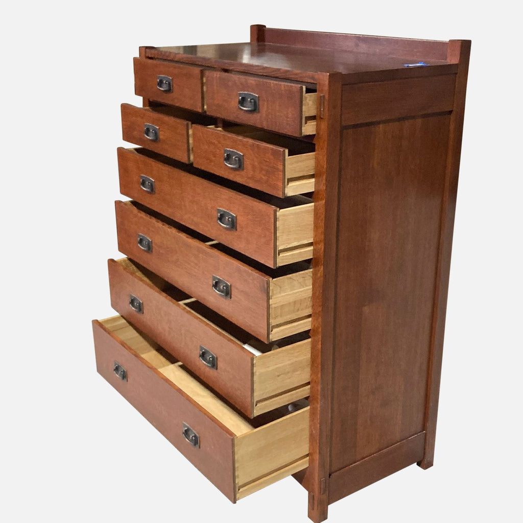 Stickley Mission Style Wooden 8 Drawer Chest