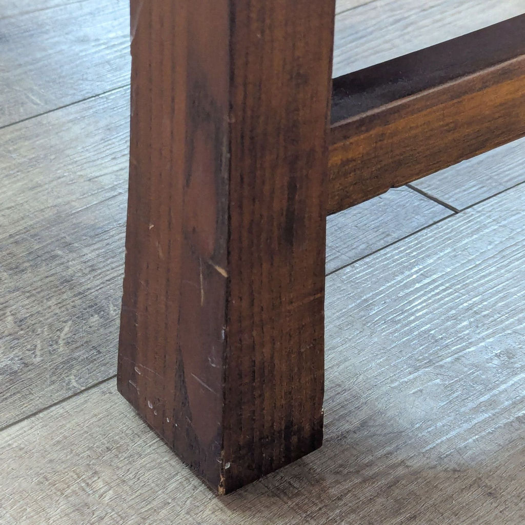 Room & Board Leather Tufted Bench