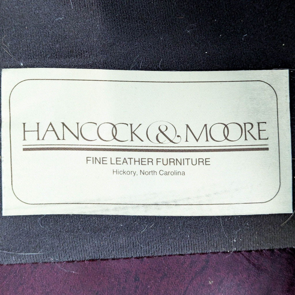 Hancock & Moore Chippendale Leather Library Club Wingback Arm Chair Ottoman