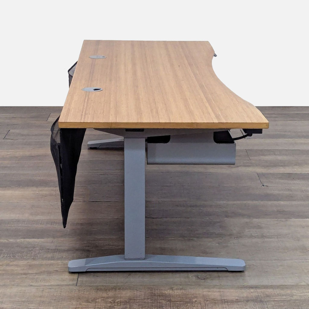 Uplift Adjustable Standing Desk with Storage
