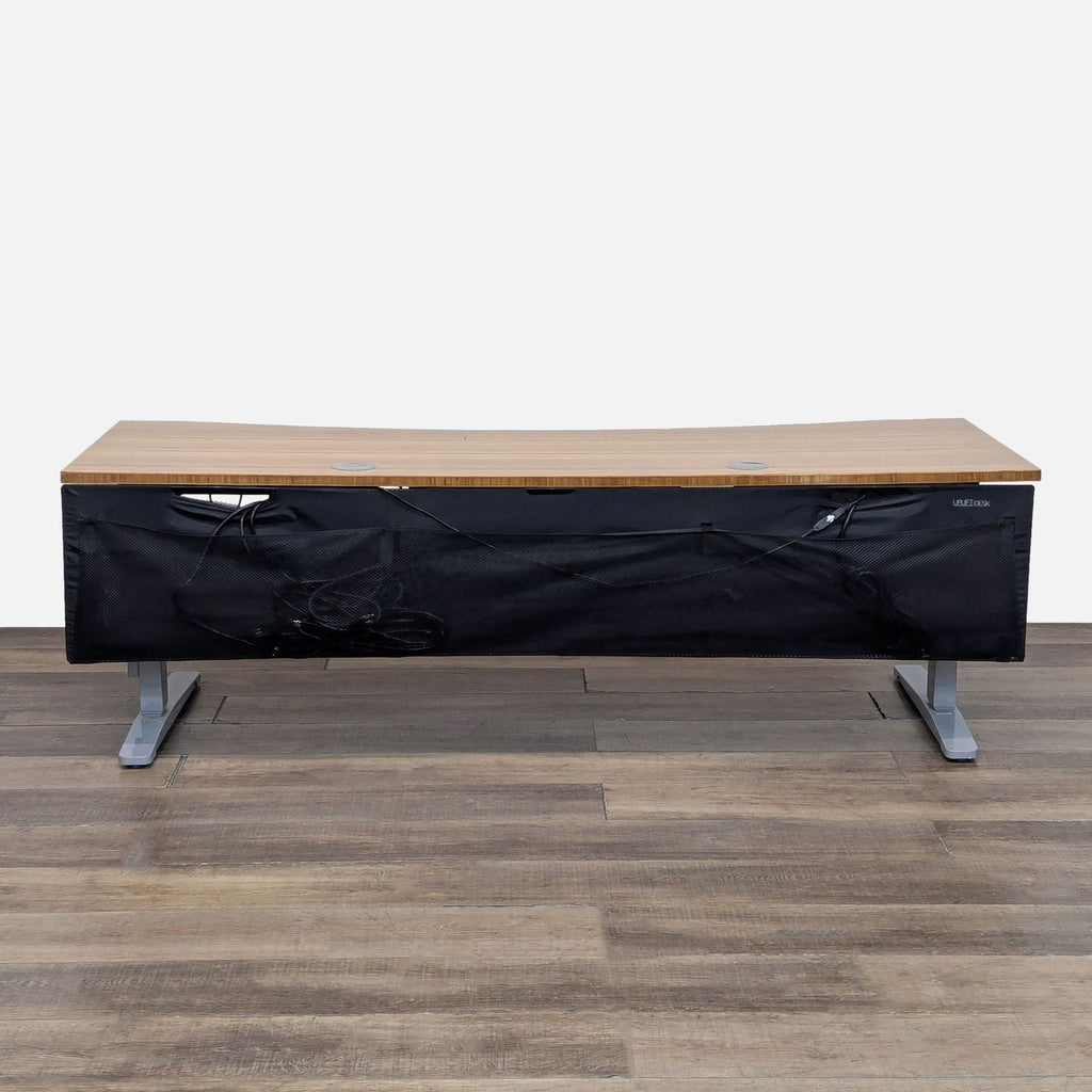 Uplift Adjustable Standing Desk with Storage