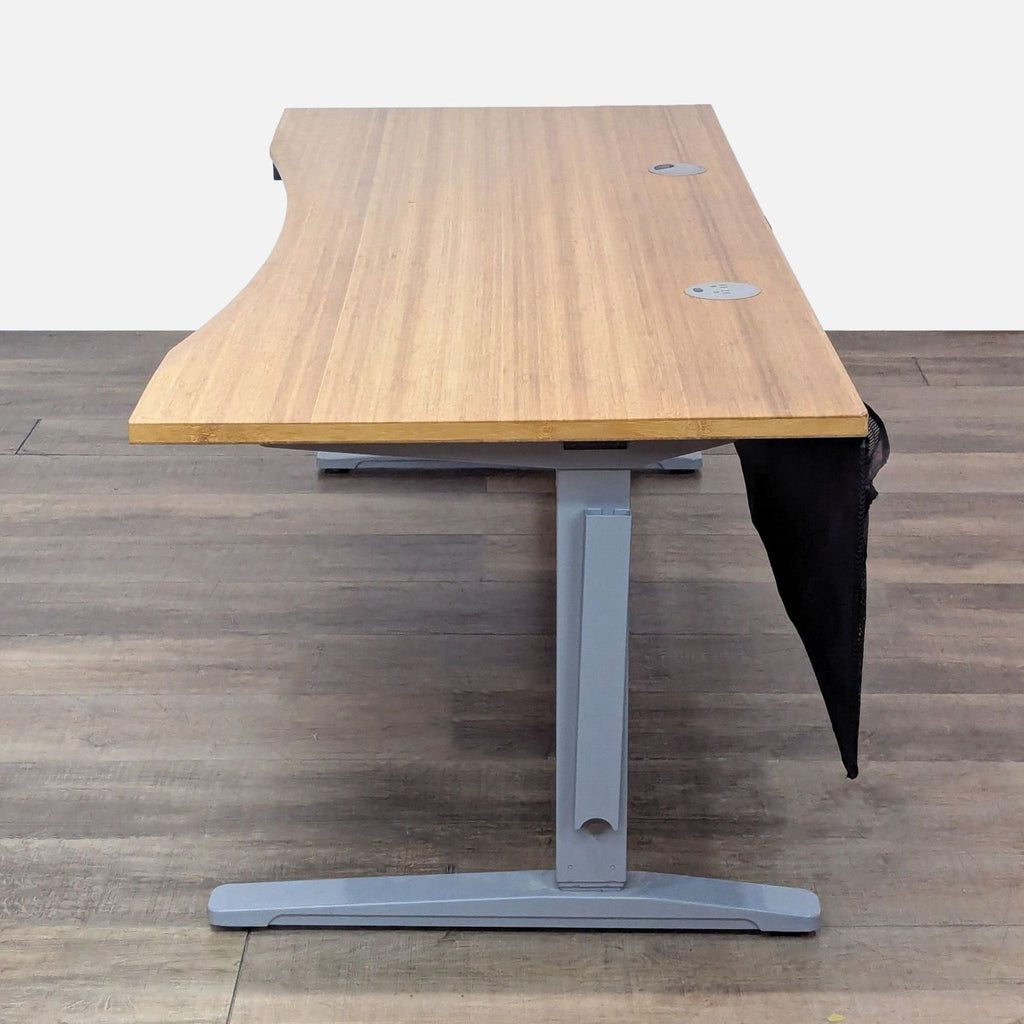 Uplift Adjustable Standing Desk with Storage