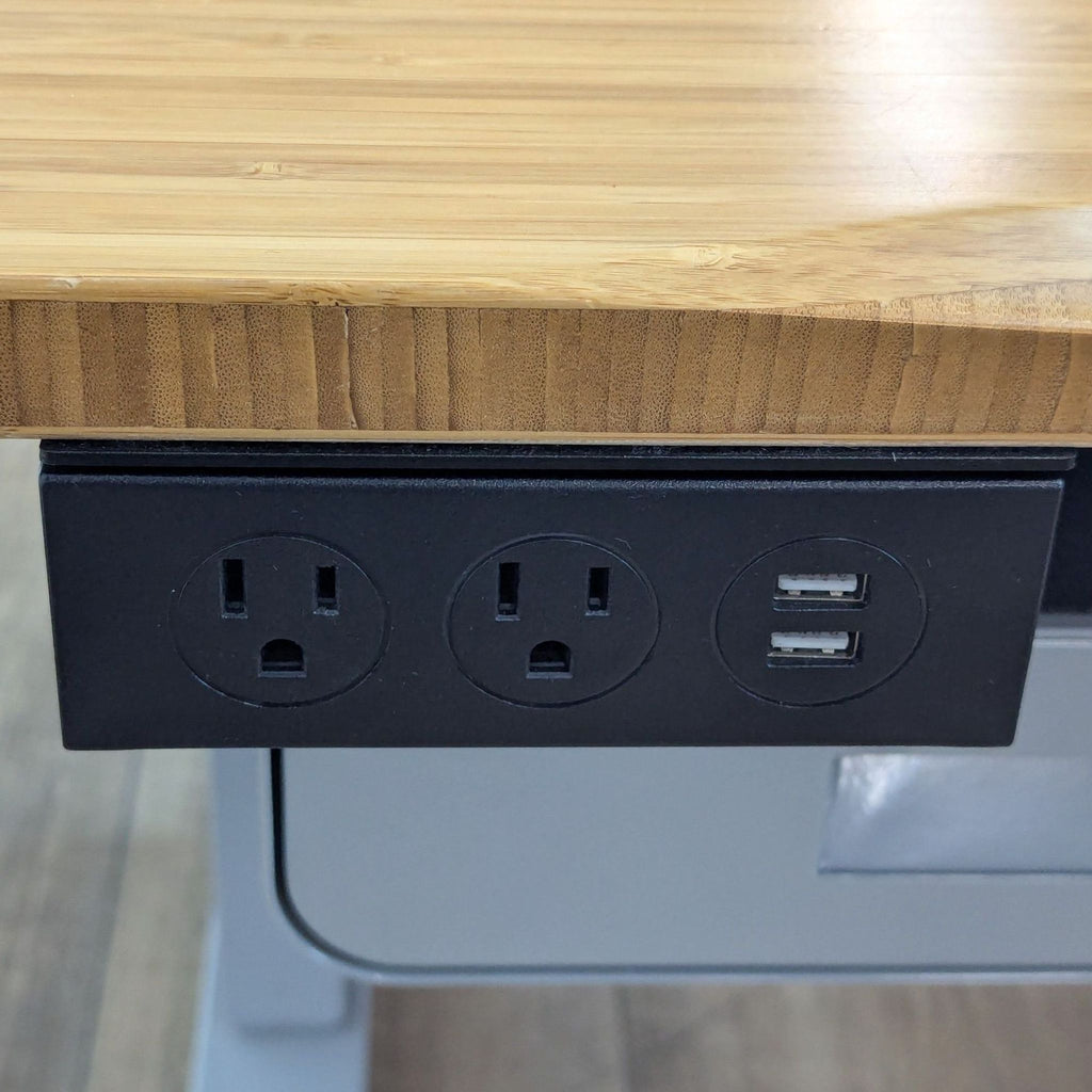 Uplift Adjustable Standing Desk with Storage