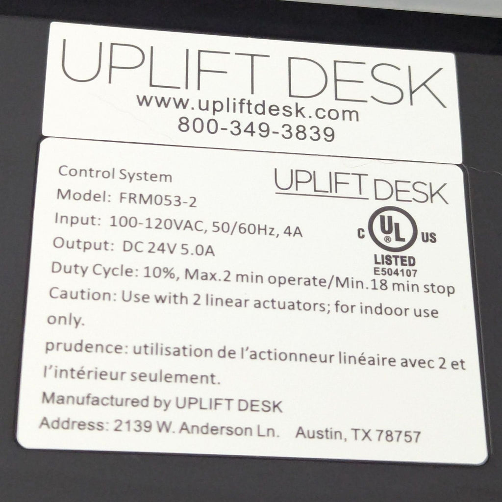 Uplift Adjustable Standing Desk with Storage