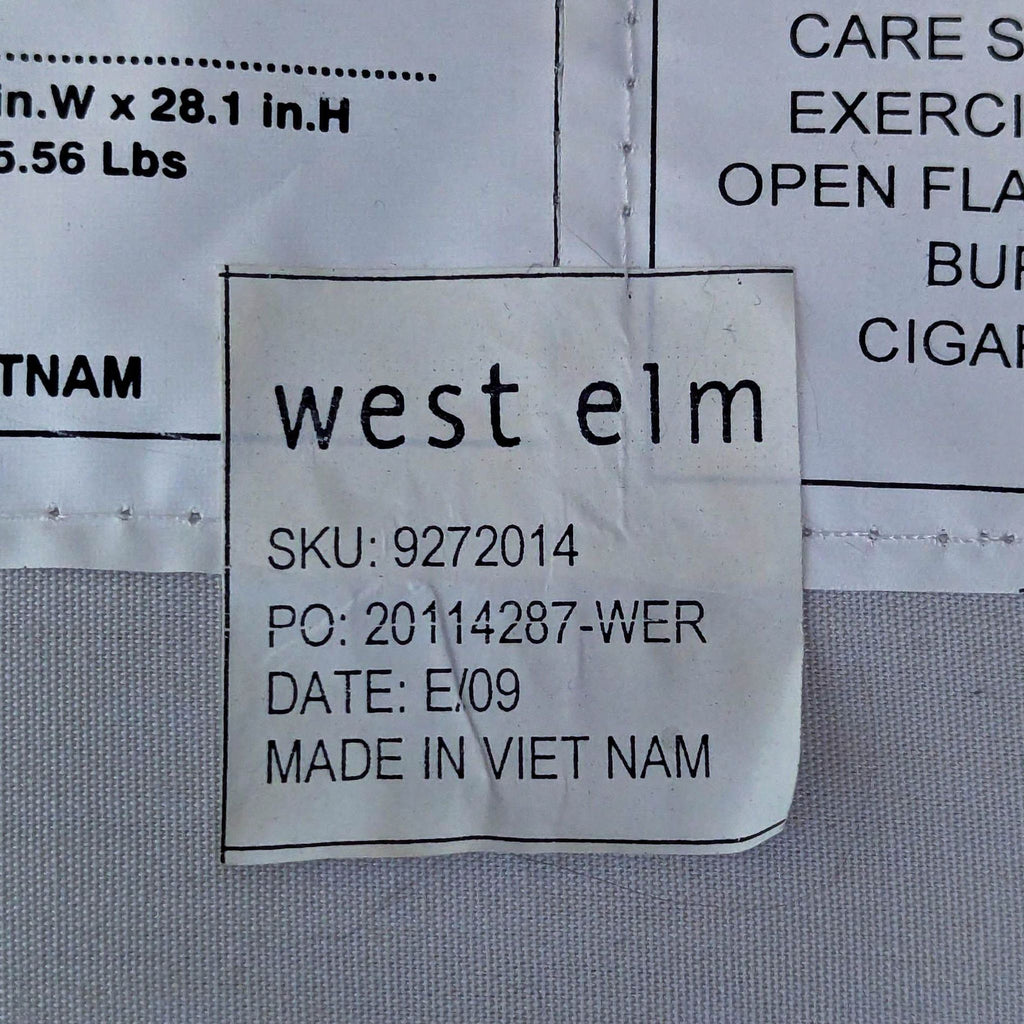 West Elm Modern Slipper Chair