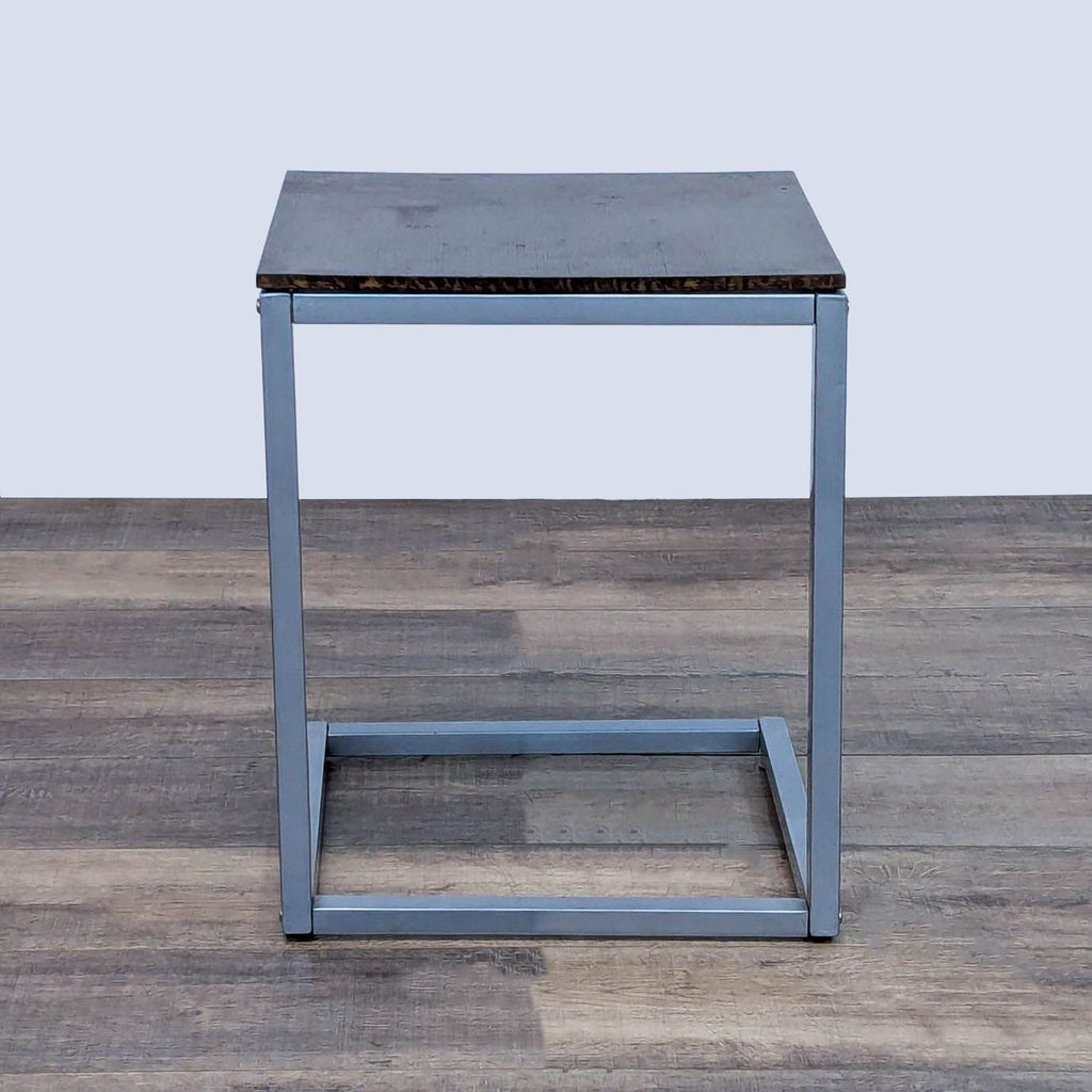 Compact Reperch console table featuring minimalist design and sturdy construction for versatile use.