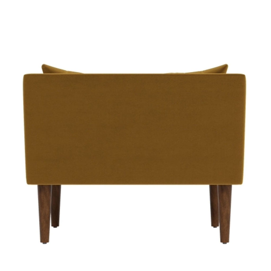 Back view of Sabai lounge chair with plush cushions.