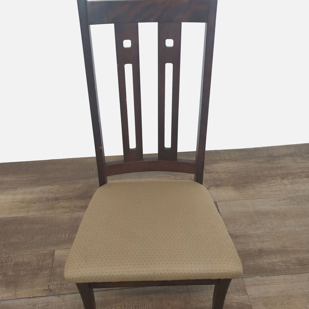 Transitional 5-Piece Mahogany Dining Set