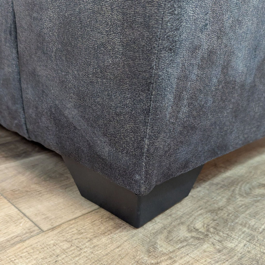 Ashley Furniture Accrington Contemporary Sofa with Chaise and Ottoman