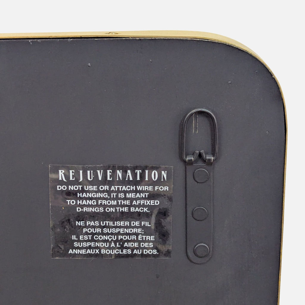 Rejuvenation Rounded Rectangle Metal Framed Mirror