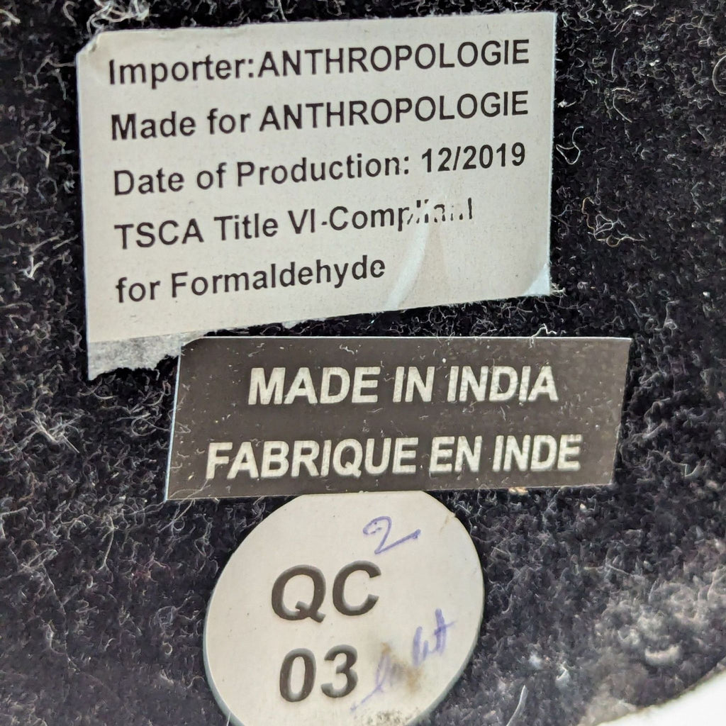 Anthropologie Targua Moroccan Oval Coffee Table