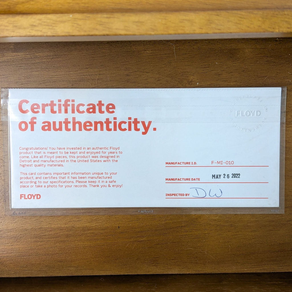 Floyd Home One Drawer Nightstand with Open Shelf