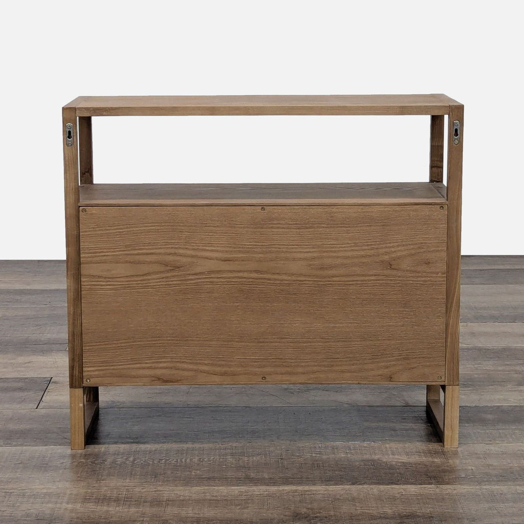 Inside Weather Minimalist Two-Tier Wooden Bookshelf