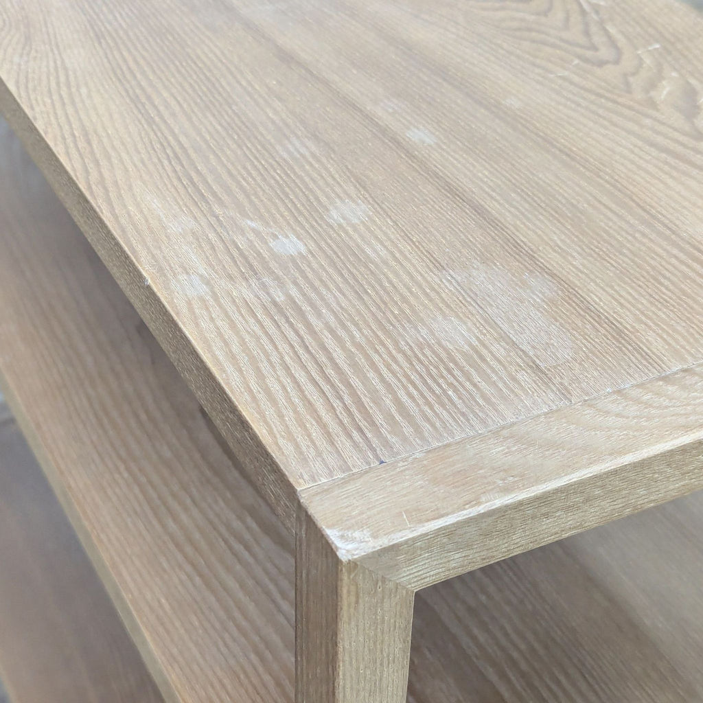 Inside Weather Minimalist Two-Tier Wooden Bookshelf