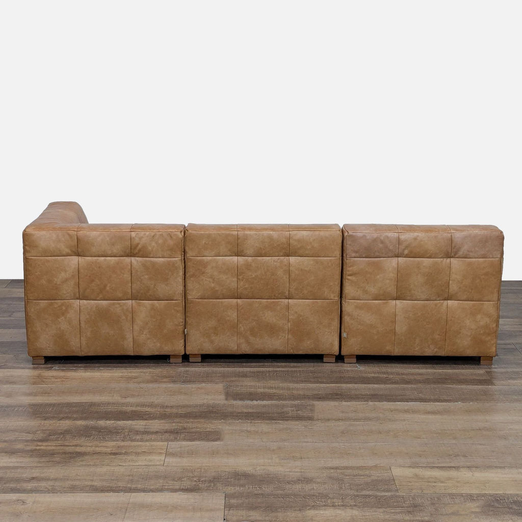 Pottery Barn Teen Baldwin Modern Faux Leather Sextional