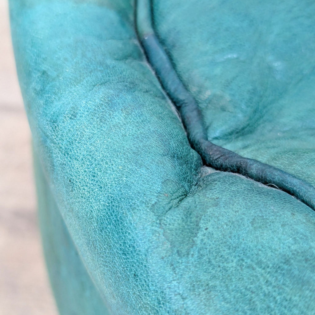 Leather Ottoman