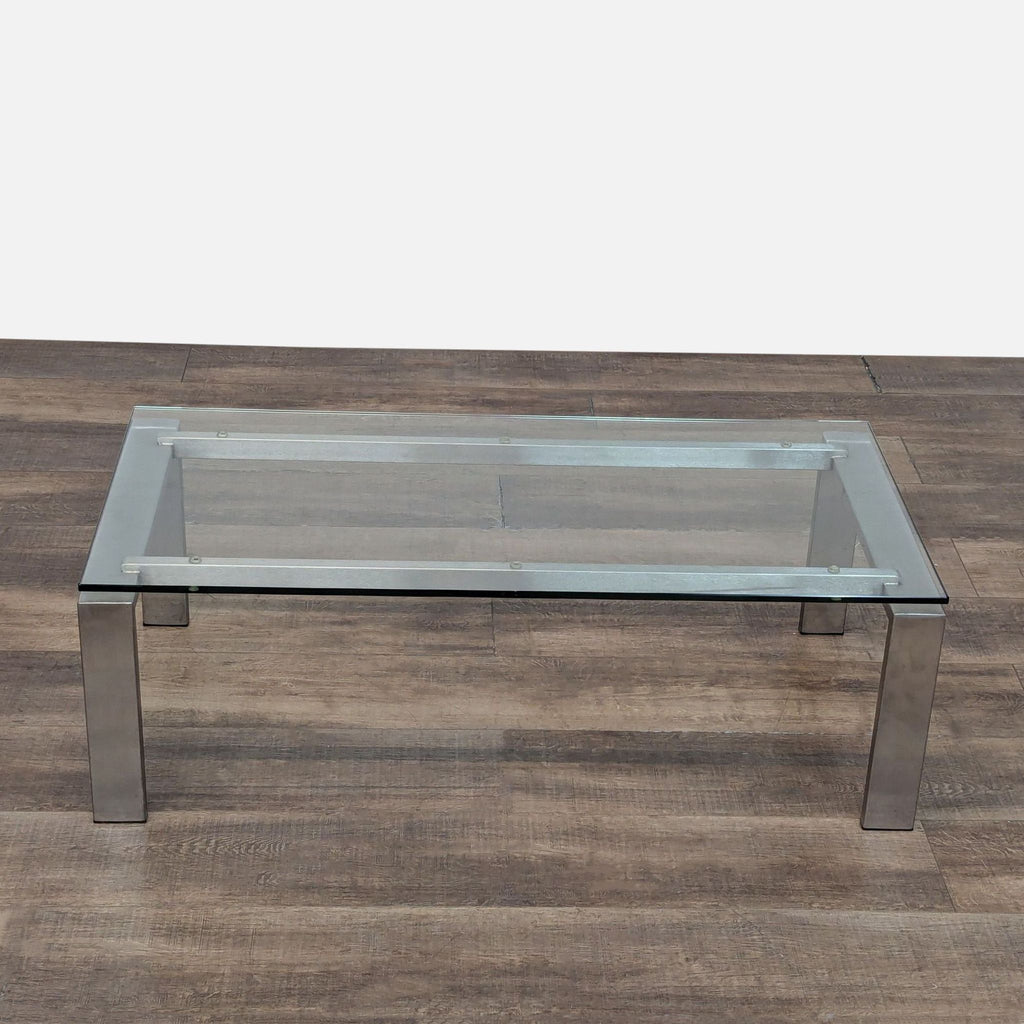 Room & Board Glass Top Coffee Table