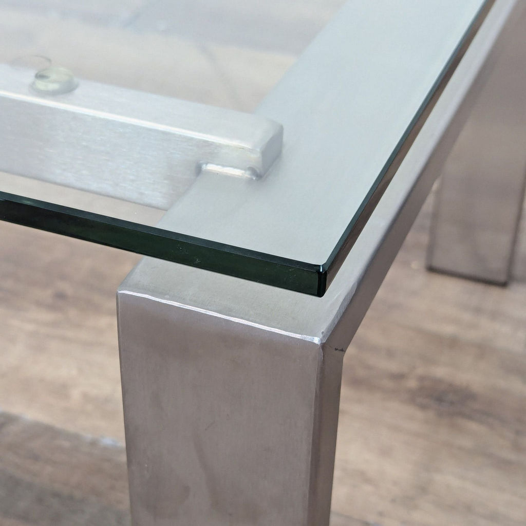 Room & Board Glass Top Coffee Table