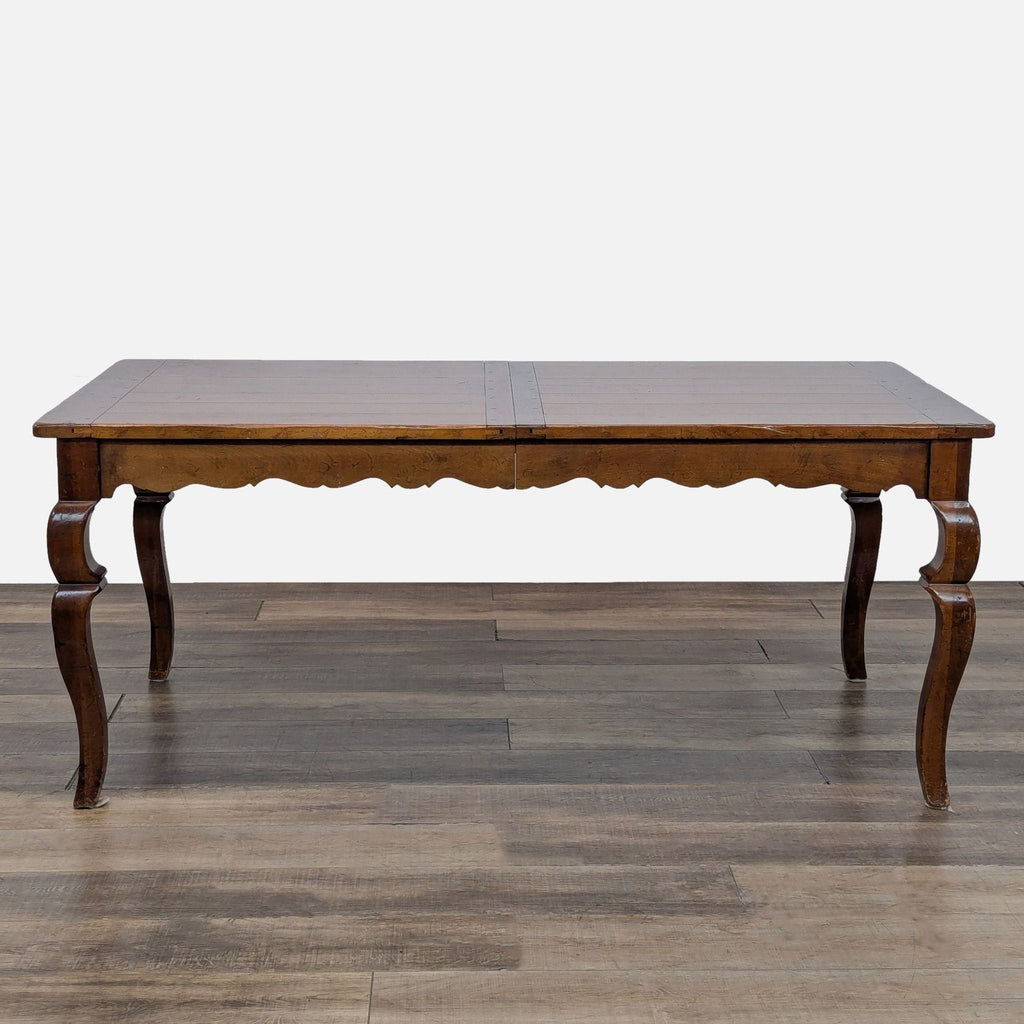 Wood Dining Table with Leaf