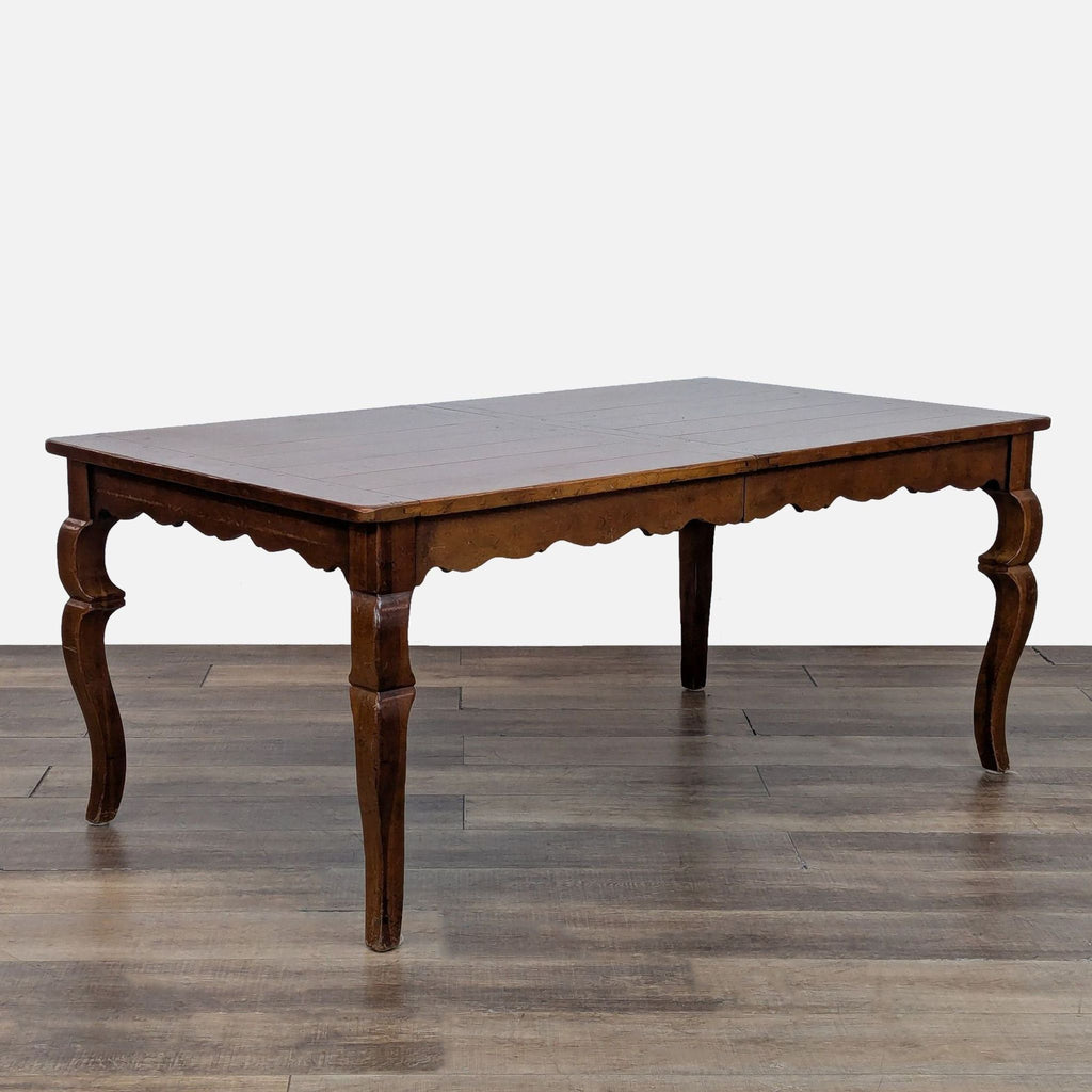 Wood Dining Table with Leaf