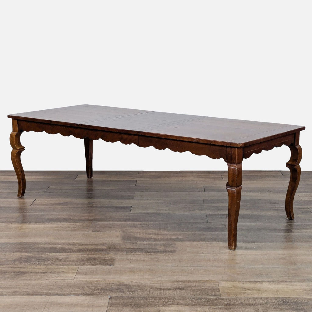 Wood Dining Table with Leaf