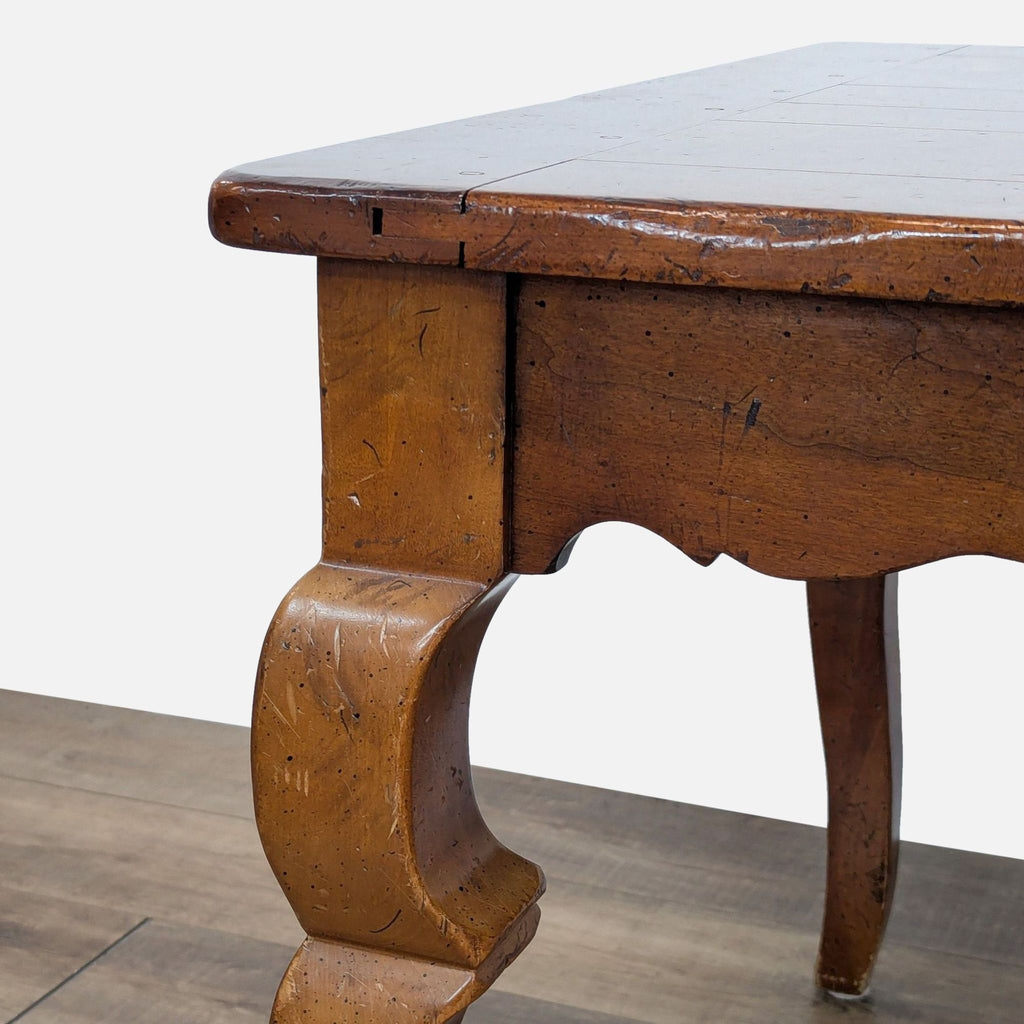 Wood Dining Table with Leaf