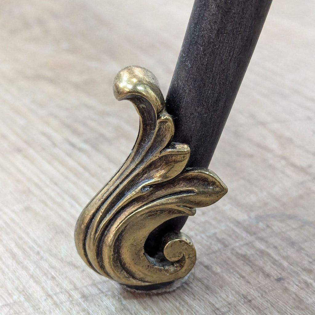 Ethan Allen Hollywood Regency Style Oval Side Table