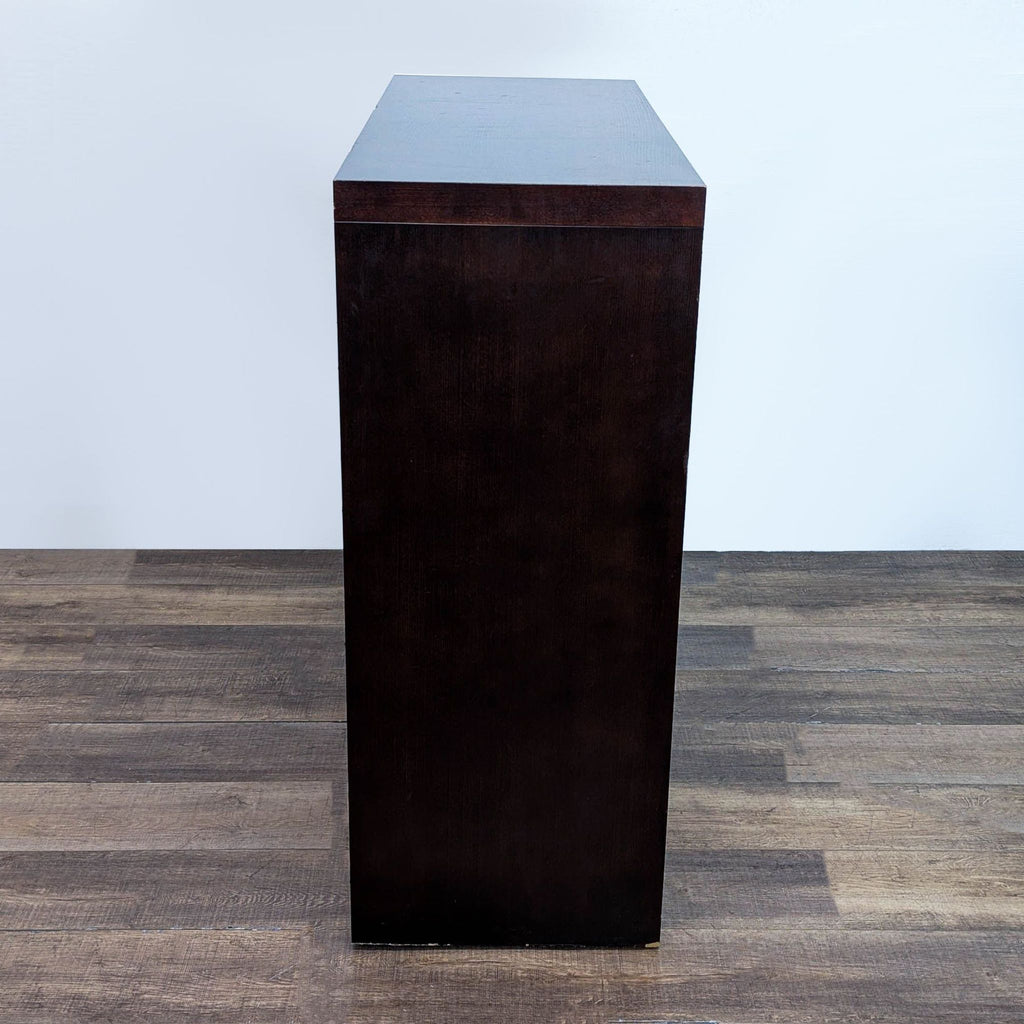 Ethan Allen Dark Wood 5-Drawer Contemporary Dresser