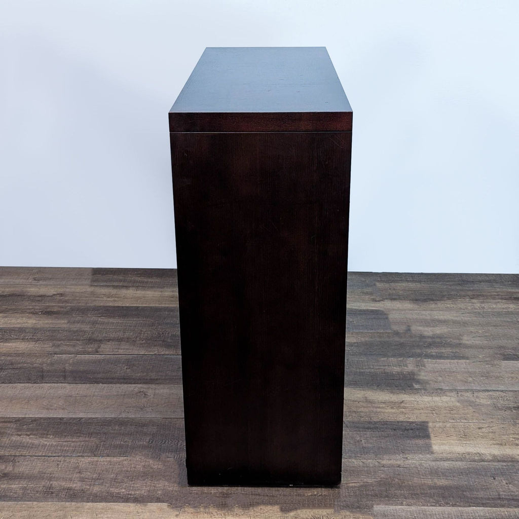 Ethan Allen Dark Wood 5-Drawer Contemporary Dresser