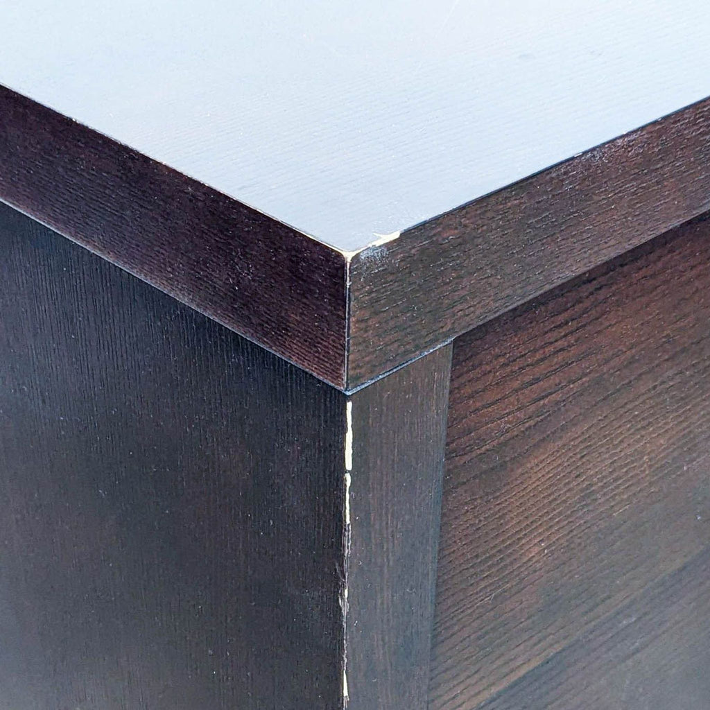 Ethan Allen Dark Wood 5-Drawer Contemporary Dresser