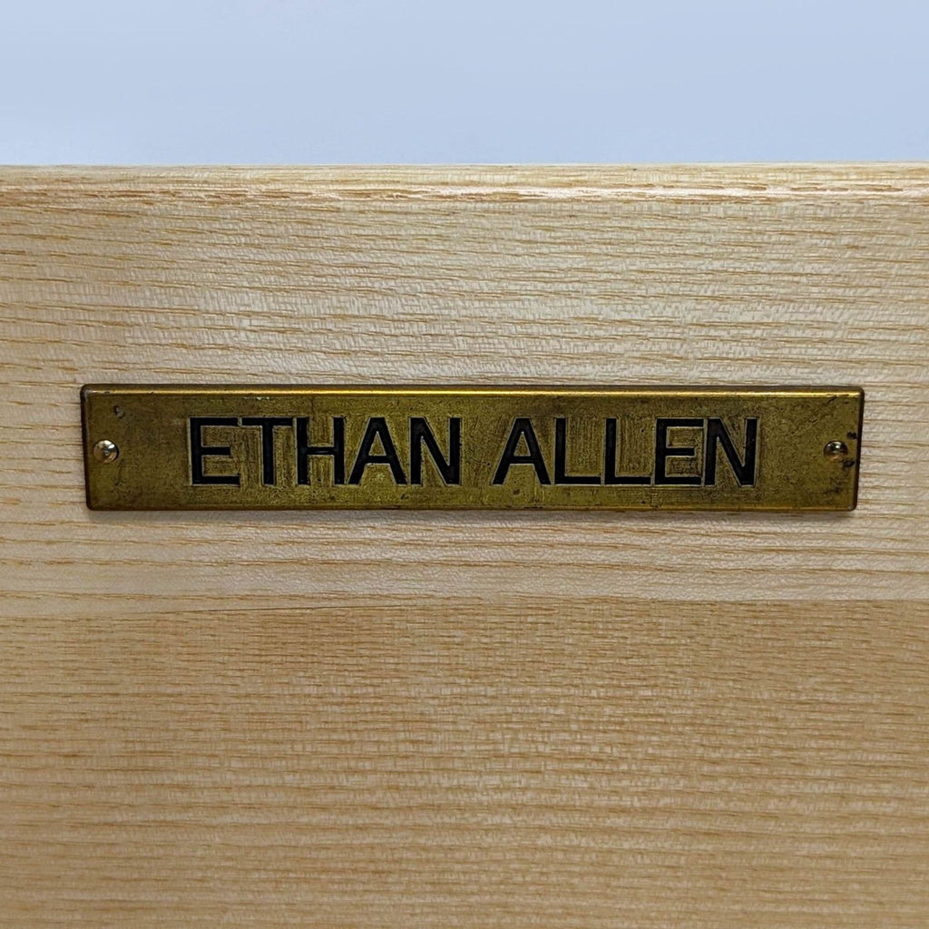 Ethan Allen Dark Wood 5-Drawer Contemporary Dresser