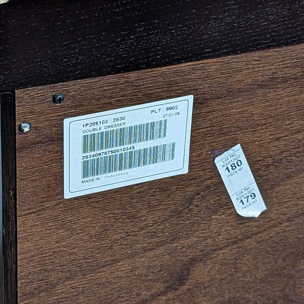 Ethan Allen 6-Drawer Contemporary Dresser