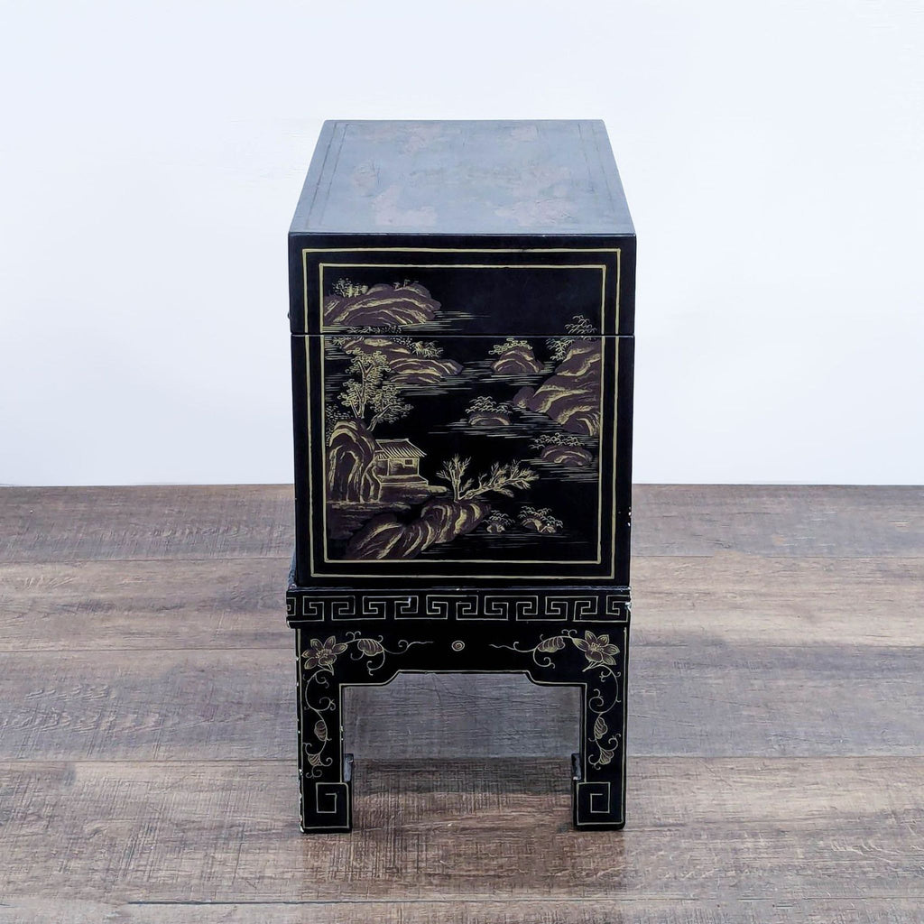 Chinese Trunk Table on Stand