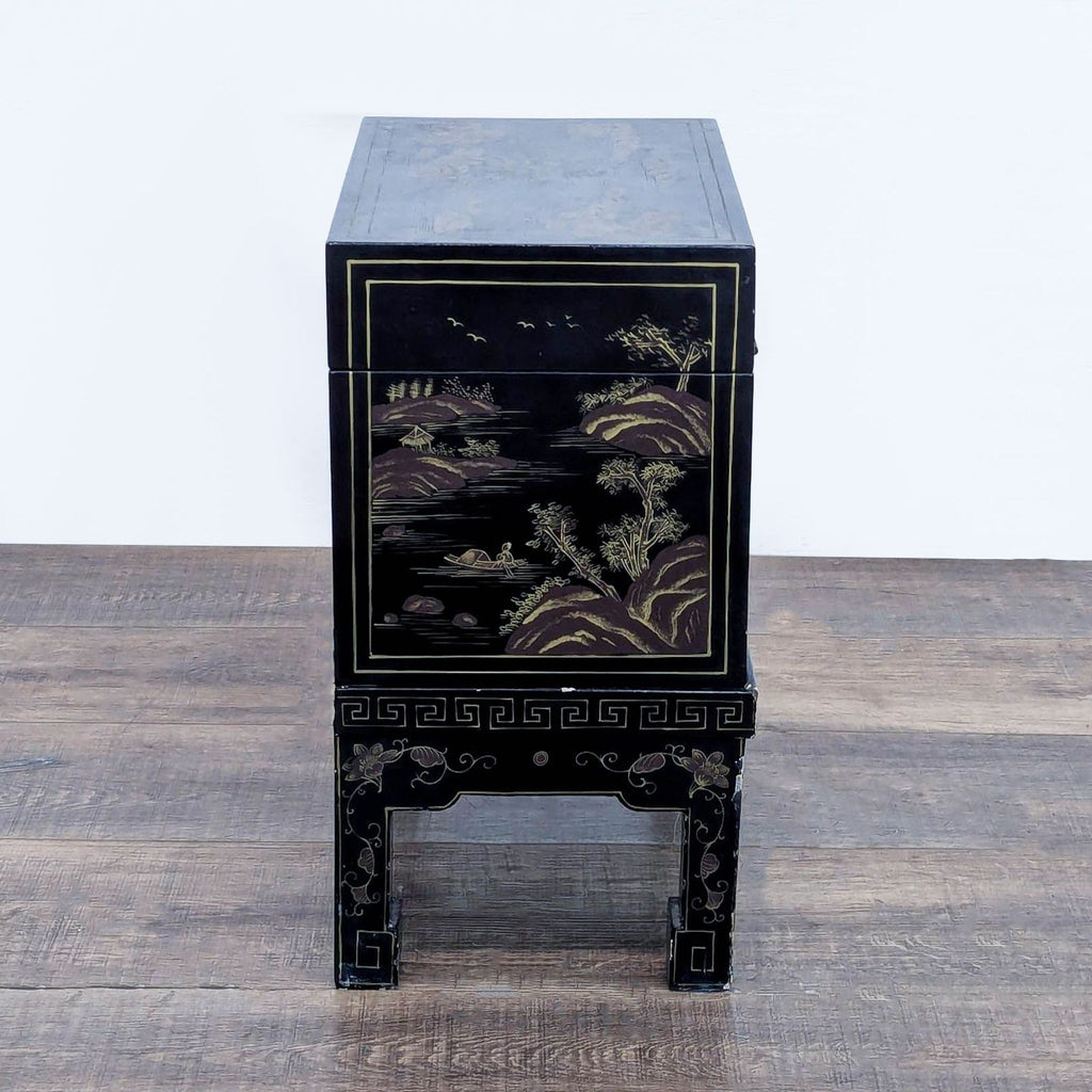 Chinese Trunk Table on Stand