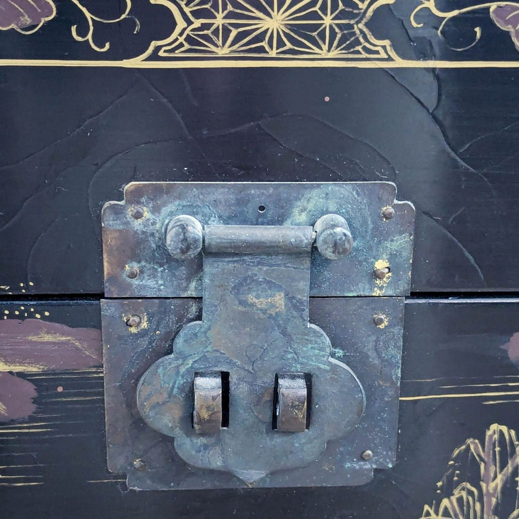 Chinese Trunk Table on Stand