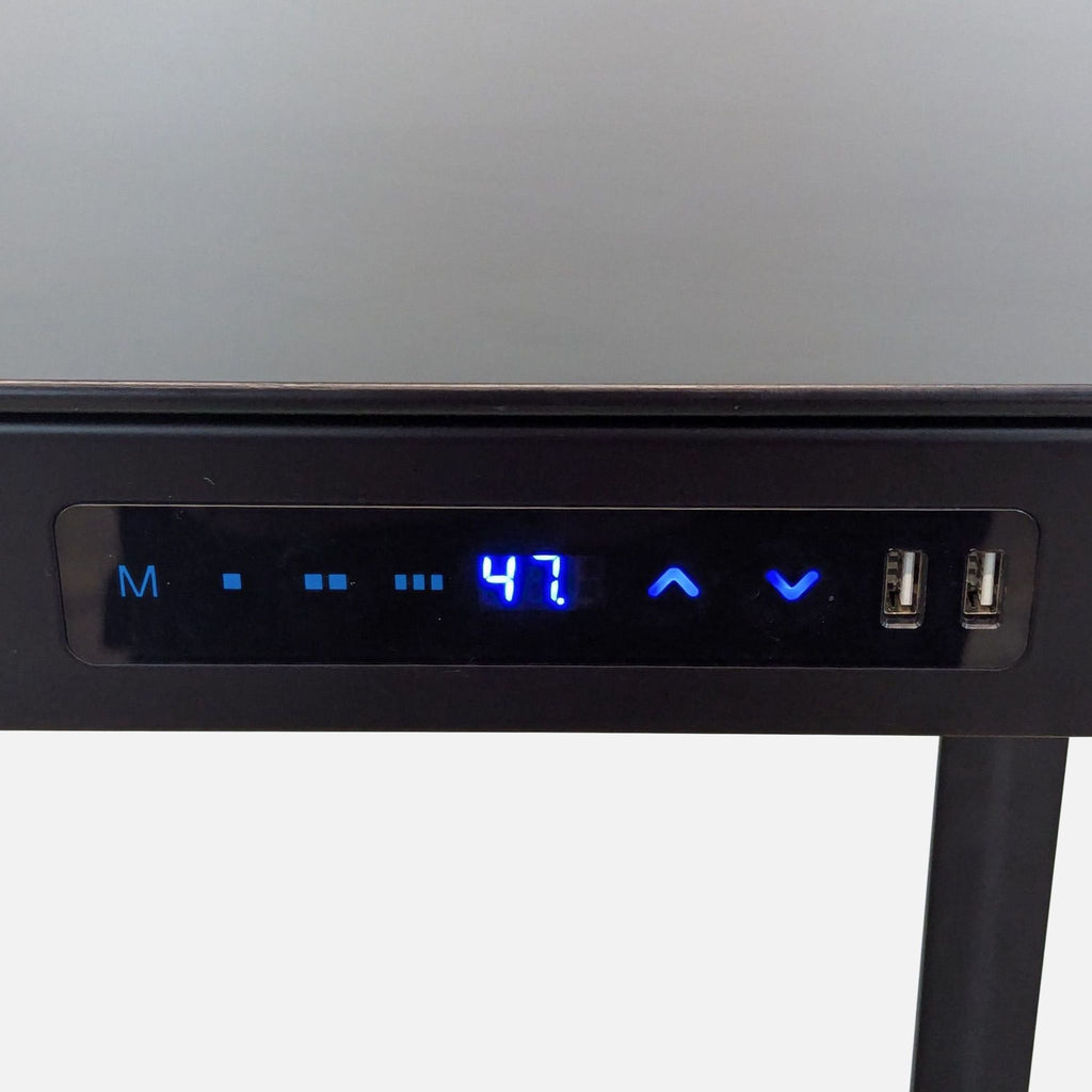 airLIFT by Seville Classics 48" Tempered Glass Top Adjustable Standing Desk