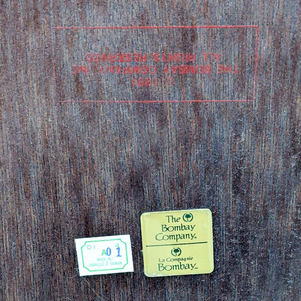 Bombay Company Classic 4 Drawer Chest in a Mahogany Finish