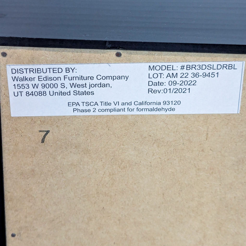 Walker Edison Sloane Mid Century Modern Solid Wood Dresser