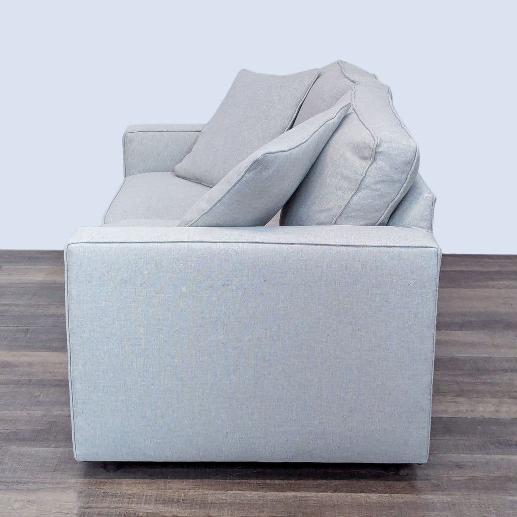 Room and Board York Modern Loveseat in Summer Linen