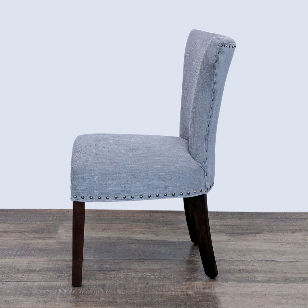 Upholstered Dining Chair with Nailhead Trim