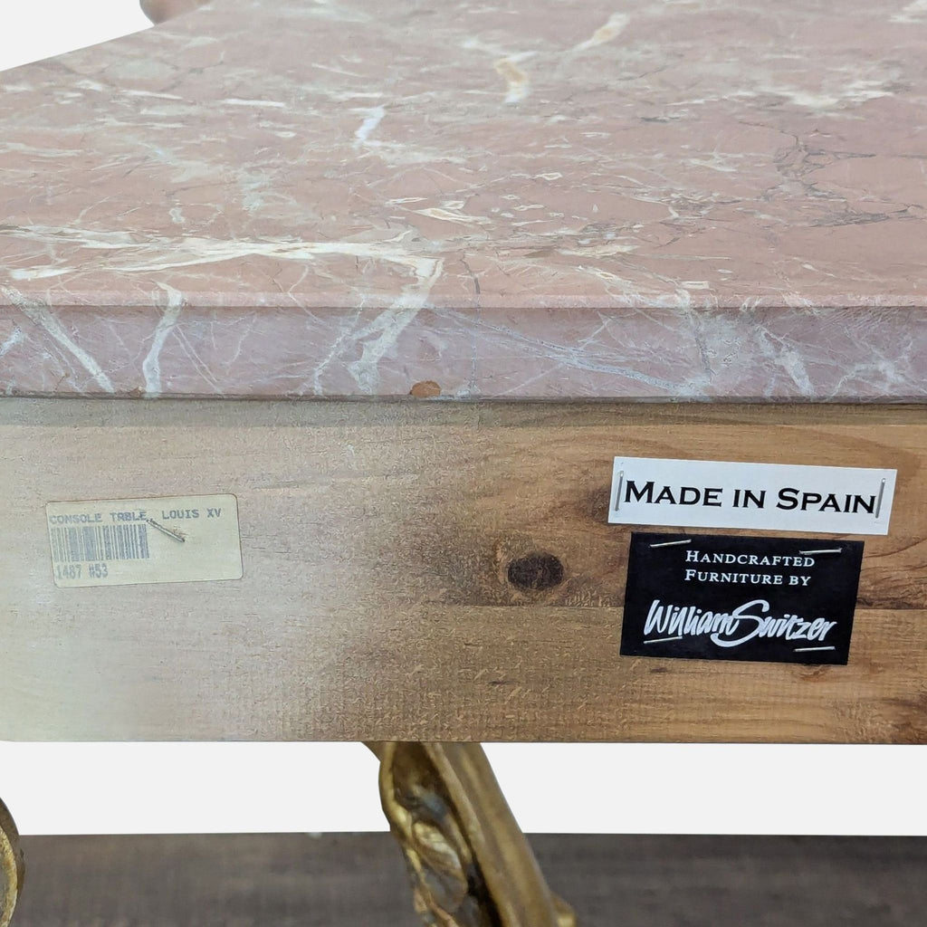 William Switzer Louis XV Console Table