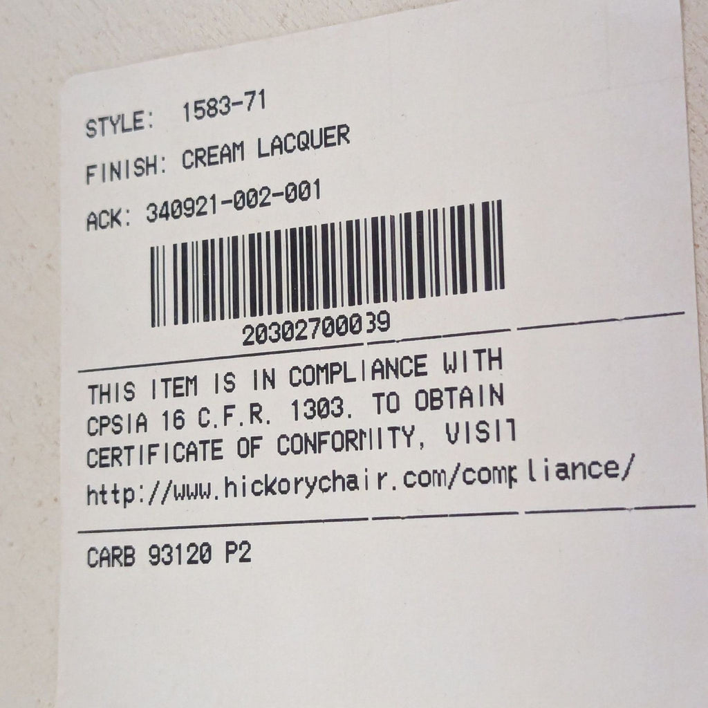 Hickory Chair East Paces Side Table