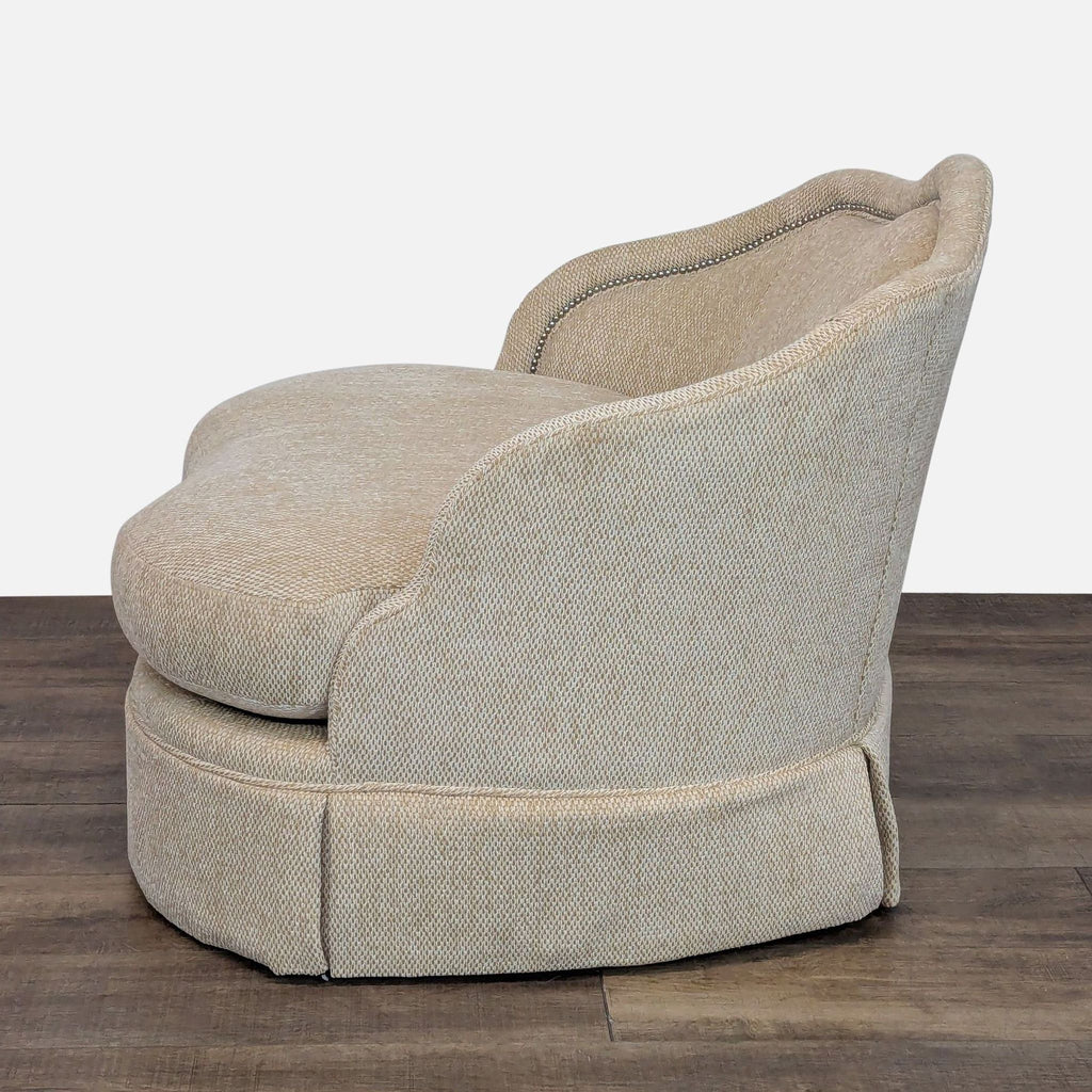 Century Furniture Contemporary Swivel Lounge Chair