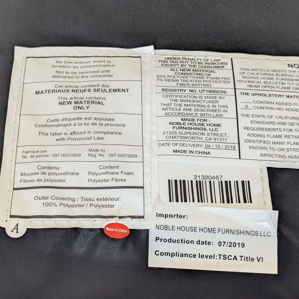 Noble House Contemporary Modern Black Velvet Lounge Chair